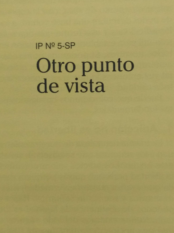 Folleto Otro punto de vista