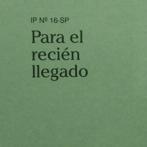 Folleto Para el recién llegado