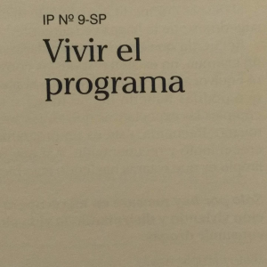 Folleto Vivir el programa